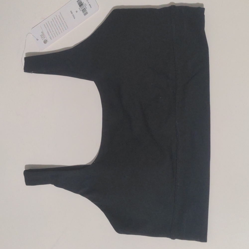 Everyday Scoop Neck Sports Bra - Black